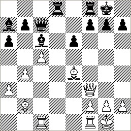 1.Bxh7+. Kxh7, 2.Qh5+. Kg8, 3.Bxg7