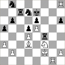 1.Rg7+. Rf7, 2.Bg6. Rc2+, 3.Ke3