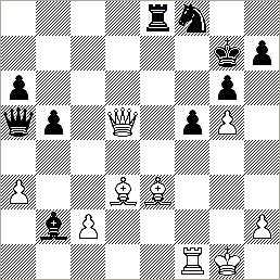 1.Bc4. bxc4, 2.Qxa5